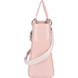 Christian Dior Quilted Patent Leather Lady Dior Handbag xx neuwertig - vintageandkickz