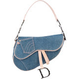 Dior Denim Saddle Shoulder Bag
