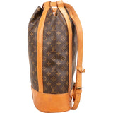 Louis Vuitton Monogram Canvas Randonnee GM Backpack Shoulder Bag