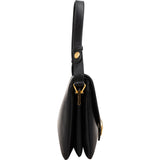 Gucci Black Leather Vintage Horsebit Shoulder Bag