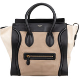 Céline Tricolor Leather Luggage Handbag