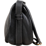 Chloé Grained Calfskin Marcie Mini Saddle Crossbody Bag