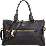 Prada Vitello Daino Leather Tote Handbag