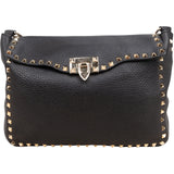 Valentino Garavani Grained Leather Rockstud Crossbody Bag