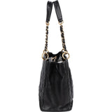 Chanel Quilted Caviar Leather Grand Shopping Tote Shoulder Bag