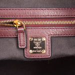 [🔄️B24 / F05] MCM Monogram Visetos Leather Milla Hobo Shoulder Bag - vintageandkickz