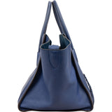 Céline Blue Leather Phantom Handbag