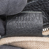 Gucci Monogram GG Canvas Trimmed Leather Tote Shoulder Bag