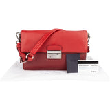 Prada Saffiano Leather Bicolor Shoulder Bag