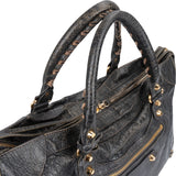 Balenciaga Grey Leather Classic City Handbag