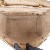Céline Beige Grained Calfskin Nano Belt Handbag