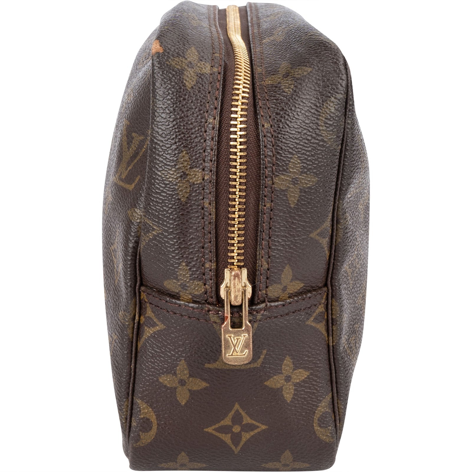 Louis Vuitton Monogram Canvas Trousse de Toilette 28 Clutch - vintageandkickz