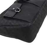 Gucci Monogram GG Canvas Abbey D-Ring Pocket Hobo Shoulder Bag