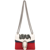 Gucci Tricolor Leather Dionysus Crystal Snake Small Crossbody Bag