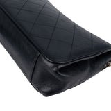 Chanel Stitching Leather CC Boy Single Flap Crossbody Bag