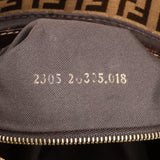 Fendi Coated Monogram FF Zucca Canvas Mamma Baguette Shoulder Bag