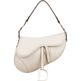 Christian Dior Grained Leather Saddle Shoulder Bag
