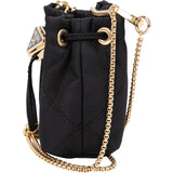 Prada Quilted Re-Nylon Triangle Mini Pouch Crossbody Bag