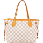 [🔄️B08 / F26] Louis Vuitton Monogram Damier Azur Canvas Neverfull MM Shoulder Bag - vintageandkickz