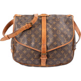 Louis Vuitton Monogram Canvas Saumur 35 Crossbody Bag