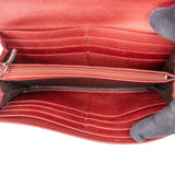 Gucci Metallic Guccissima Leather Lovely Heart Continental Wallet