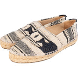 Chanel Multicolor Tweed Espadrilles Shoes (38)