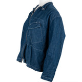 Hermès Blue Denim Zip-Up Women Jacket (L)o