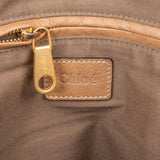 Chloé Grained Calfskin Marcie Large Hobo Saddle Handbag