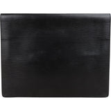 Louis Vuitton Noir Epi Leather Porte-Documents Senateur Handbag