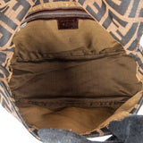 Fendi Monogram FF Zucca Canvas Mamma Baguette Shoulder Bag