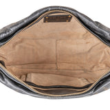 Prada Soft Leather Buckle Bauletto Handbag