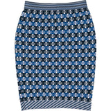 Chanel Multicolor Strick CC Emblem Knit Skirt (DE32 / FR34)