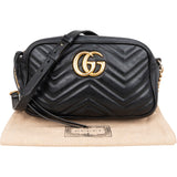 Gucci ChevronLeather GG Marmont Camera Crossbody Bag