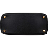 Prada Noir Saffiano Leather Small Galleria Handbag