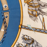Hermès Chevaux de Trait Silk Carre 90 Scarf Tuch