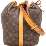 Louis Vuitton Monogram Canvas Sac Noé Petit Shoulder Bag