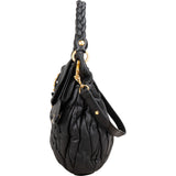 Miu Miu Nappa Matelassé Leather Coffer Handbag