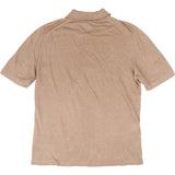 Hermès Beige Cotton Half-Zip Polo T-Shirt (M)