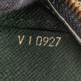Louis Vuitton Green Taiga Leather Baikal Clutch Bag