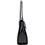 Cartier Black Patent Leather Panthère C Top Handle Shoulder Bag