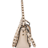 Valentino Garavani Grained Calfskin Rockstud Shoulder Crossbody Handbag