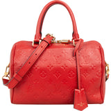 Louis Vuitton Leather Monogram Empreinte Speedy 25 Bandoulière Handbag