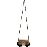 Saint Laurent Gold Tone Opium Tassel Minaudiere Handbag