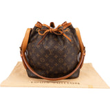 Louis Vuitton Monogram Canvas Sac Noé Petit Shoulder Bag