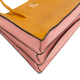 Miu Miu Bicolor Madras Leather Top Handle Handbag