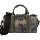Coach Monogram Camouflage Canvas Small Rowan Satchel Handbag