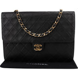Chanel Quilted Lambskin Single Flap Shoulder Bag