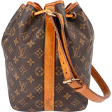 Louis Vuitton Monogram Canvas Sac Noé Petit Shoulder Bag
