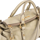 Miu Miu Vitello Lux Bow Bag Handbag