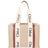 Chloé Canvas Woody Medium Shoulder Bag
